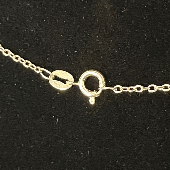 925 Silver Red Crystal Garnet Heart Cubic Zirconia Solitaire Diamond Necklace - Picture 6 of 7